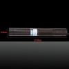 5000mW 450nm Blue Light singolo punto Cigarette Stile Zoomable dimmerabili in acciaio inox più leggero puntatore laser Nero