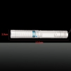 5000mW 450nm azul claro de punto único cigarrillo estilo con zoom regulable de acero inoxidable Más ligero puntero láser de plat