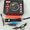 Swat 3 Modes Dimmable Focusing Rechargeable Aluminum Alloy LED Flashlight