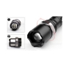Swat 3 Modes Dimmable Focusing Rechargeable Aluminum Alloy LED Flashlight