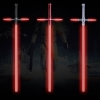 Simulazione Star Wars Croce 47 "Lightsaber Sound Effect luci rosse del metallo di stile del laser Spada Nera