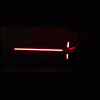 Simulação Star Wars Cruz 47 "Lightsaber Luz vermelha do metal Laser Espada Negra