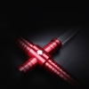 Simulation Wars Étoile Cross 47 "Lightsaber Red Light Metal Laser Epée Noire