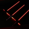 Simulazione Star Wars Croce 47 "spada laser della luce rossa del metallo laser Spada Nera