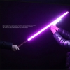 Newfashioned No Sound Effect 39 "Star Wars Lightsaber roxo & Light Blue Laser Espada Rosa de Ouro
