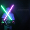 Newfashioned No Sound Effect 39 "Star Wars Lightsaber Violet & Light Blue Laser Epée Rose d'Or