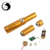 UKing ZQ-j9 10000mW 445nm Blue Beam Single Point Zoomable Laser Pointer Pen Kit Golden