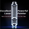 UKing ZQ-15H 300mW 650nm Red Beam point unique zoomable stylo pointeur laser argent