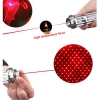 Prata Uking ZQ-15H 200mW 650nm Red feixe de ponto único Zoomable Laser Pointer Pen