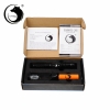 UKing ZQ-012L 1000mW 532nm faisceau vert 4-Mode zoomable stylo pointeur laser kit noir