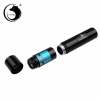 Uking ZQ-J10 4000mw 473nm blaue Lichtstrahl Single Point Zoomable Laser-Pointer Pen Kit Schwarz