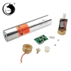 UKing ZQ-j12 1000 mW 638nm Reiner Roter Strahl Single Point Zoomable Laserpointer Kit Titan Silber