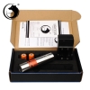 UKing ZQ-j12L 200mW 520nm Pure Green Beam Single Point Zoomable Laser Pointer Pen Kit Titanium Silver