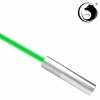 UKing ZQ-j12L 200mW 520nm Pure Green Beam Single Point Zoomable Laser Pointer Pen Kit Titanium Silver
