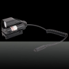 Alloy 650nm Red Light sans électrode Réducteurs optique 1X Grossissement Aluminum Electro Laser Sight Noir