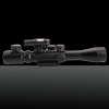 3-em-1 células-botão multifuncionais 3-9X ampliação Rifle Scope com Laser Sight Black