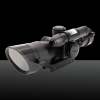 Multifunctional Battery-operated 2.5-10X Magnification 532nm 5mW Green Beam Rifle Scope with Laser Sight Black
