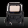 1X Optical Magnification Battery-operated Aluminum Alloy Trans Holographic Laser Sight Black