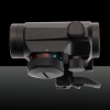 Micro Óptica vista del punto de vista del laser Negro de pilas