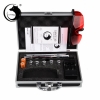 UKING ZQ-J15C 3000mW 445nm Blu fascio Spada Laser Pointer Pen Kit 5-in-1 Zoomable ad alta potenza d'argento