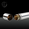 Plata UKING ZQ-J13 5000mW 445nm Blue Beam de alta potencia del laser Pen Kit 5-en-1 con zoom