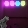 30W luz multicolor 3 modos de control Mini Estadio de LED de la lámpara enchufe de Reino Unido Negro