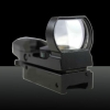 U'King ZQ-MZ01 Aluminium Rouge et Vert Point Reflex Laser Sight Set pour la chasse Noir
