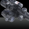UKING ZQ-MZ05 3-9X40EG Fishbone + laser rosso Red Dot olografico di vista del laser Kit nero