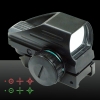 Uking ZQ-MZ011 4-12x50 Red Light Holographic Laser-Augen-Kit Schwarz