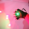 Handschuh Laserlicht 4 Rotlicht Kopf mit Palm Light Schwarz