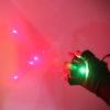 Luva de luz laser 4 cabeça de luz vermelha com palma luz preto