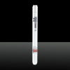 50mW 532nm Green Light Clip Laser Pointer Pen Silver