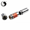UKing ZQ-j12 30000 mW 638nm Reiner Roter Strahl Single Point Zoomable Laserpointer Kit Titan Silber