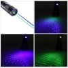 UKing ZQ-J33 400mw 532nm & 450nm double light 5 in 1 USB Laser Pointer