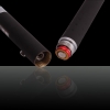 200mW 650nm Mid-open Adjust Focusing Red Laser Pointer Pen Black (with two AAA batteries)
