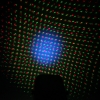 LB-09 100V ~ 220V mini voz activa en Etapa de láser rojo y verde de la iluminación de la luz azul