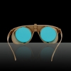 680-1100nm ojos del laser de los anteojos protectores Gafas azul con el paño de vidrios