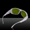 200-450 & 740-2000nm Yeux Laser Goggle Lunettes de protection vert avec des lunettes Tissu