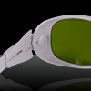 200-450 & 740-2000nm olhos do laser Goggle protetora vidros verdes com vidros Pano