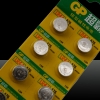 10pcs GP LR44 A76 1.5V alcalinas Baterias tipo botão