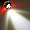 Q3 3W LED haute puissance lampe de poche LED réglable Lampe torche noir + rouge