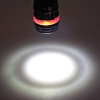 Q3 3W High Power LED justierbare Taschenlampe LED Taschenlampe Schwarz + Rot