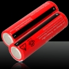 3.7V 3000mAh UltraFire 18650 Li-ion Rechargeable Battery Red