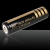 2pcs UltraFire 18650 4000mAh 3.6-4.2V PCB Protector de litio recargables Negro