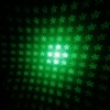 RL853 100mW 532nm Tail-Button Kaleidoscopic Green Laser Pointer Pen Silver Gray