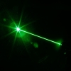 Traje de puntero láser de luz verde profesional de patrón de cuadrícula de 300 mW con cargador negro