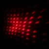 Red Light 300MW Professional Laser Pointer com 5 Chefes & Black Box (301)