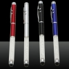 4-in-1 Multi-functional Red Light Laser Pointer (Touch Pen + Ball Point Pen + LED Lamp + Laser Pointer) Blue