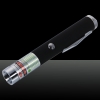 Pattern 5mW Professional Light Green Laser Pointer com Box & AAA Bateria Preto