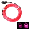 LED Flexible Lamp 3m 2-3mm Steel Wire Rope LED Strip with Controller Pink